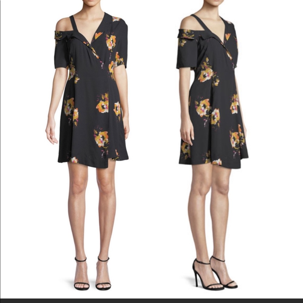 A.L.C. Lucia Floral Off-the-Shoulder Dress